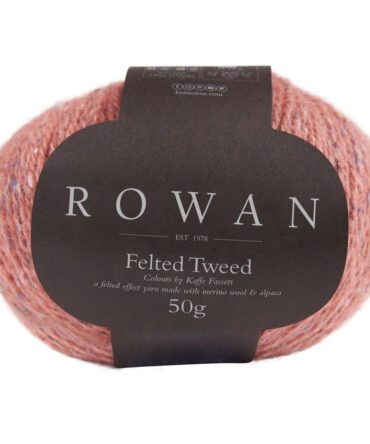 Felted Tweed Rowan włóczka wełniana z alpaką w kolorze 212 brzoskwinia