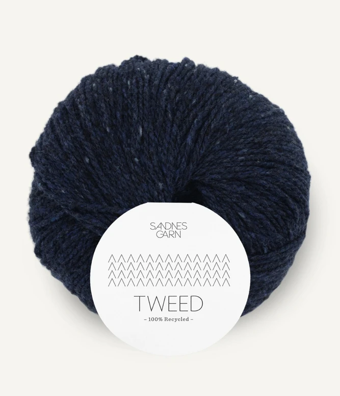 Tweed recycled Sandnes Garn w 100% z recyclingu włóczka wełna z kaszmirem kolor 5585