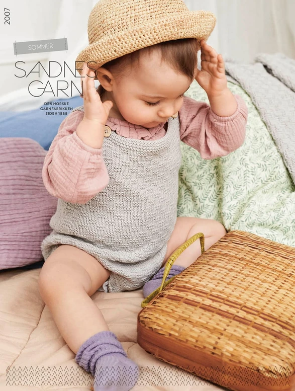 Summer Baby 2007 sandnes garn czasopismo z projektami do robienia na drutach