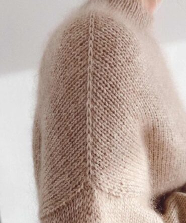 PetiteKnit wzory Balloon Sweater wzór swetra do robienia na drutach