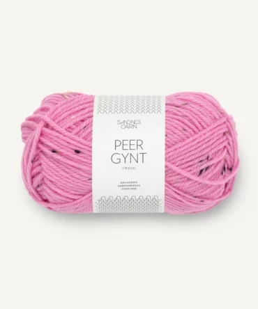 peer gynt sandnes garn włóczka wełna norweska kolor rosa tweed 4615