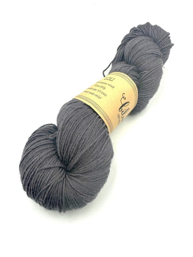 Bilum Yarns Loli jednobarwne wełna merino farbowana ręcznie