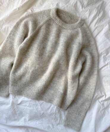 PetiteKnit wzory Monday Sweater wzór swetra do robienia na drutach