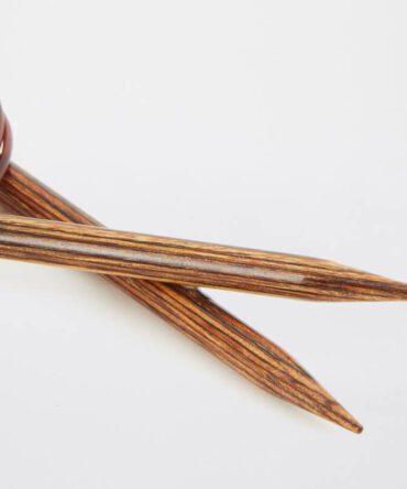 Druty KnitPro Ginger 100cm drewniane druty na żyłce