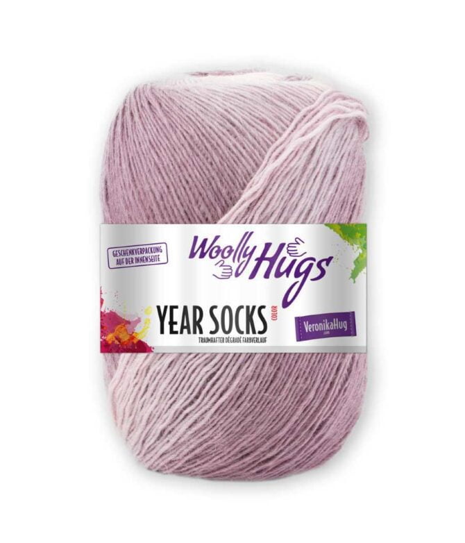 Woolly Hugs Year Socks włóczka skarpetkowa kolor 01
