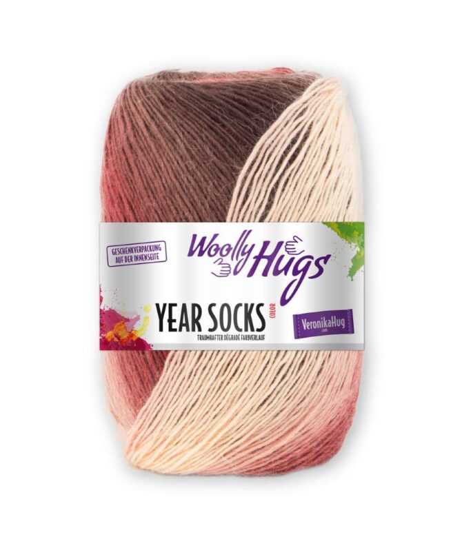Woolly Hugs Year Socks włóczka skarpetkowa kolor 02