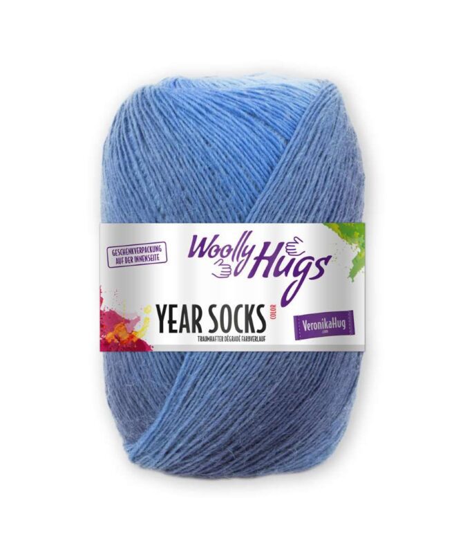 Woolly Hugs Year Socks włóczka skarpetkowa kolor 07