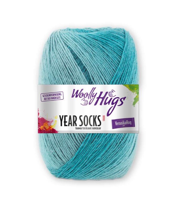 Woolly Hugs Year Socks włóczka skarpetkowa kolor 08