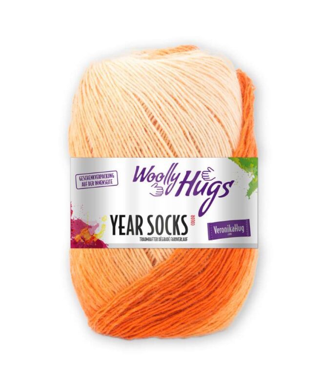 Woolly Hugs Year Socks włóczka skarpetkowa kolor 09