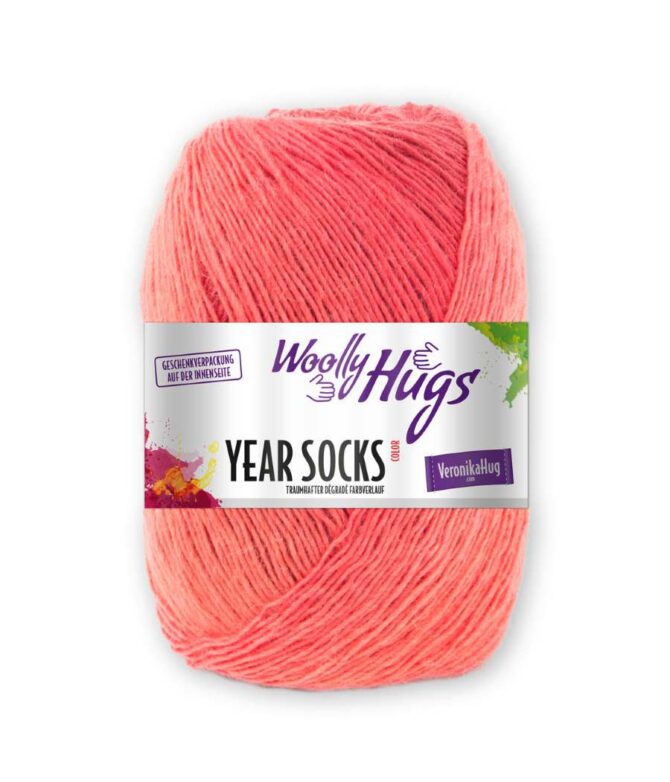 Woolly Hugs Year Socks włóczka skarpetkowa kolor 10
