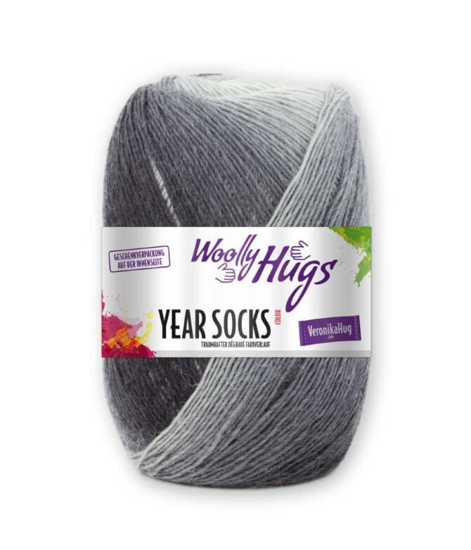 Woolly Hugs Year Socks włóczka skarpetkowa kolor 12