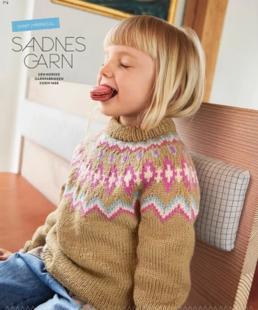 Kids 2303 Sandnes Garn czasopismo ze wzorami na druty dla dzieci
