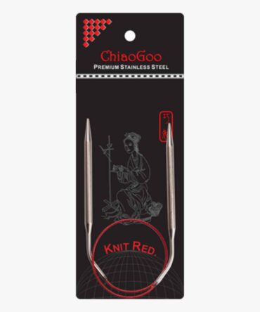 ChiaoGoo Red Knit 40cm druty z żyłką krótkie druty na żyłce