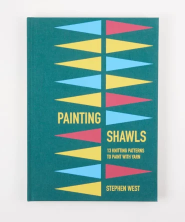 kasiązka ze wzorami dziewiarskimi WestKnits Painting Shawls