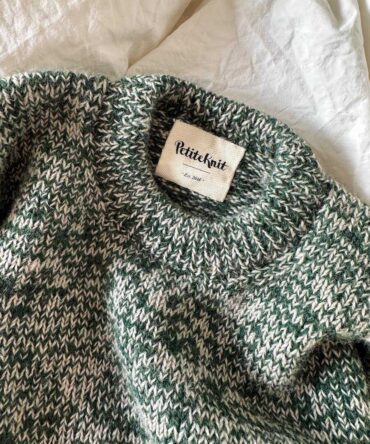 PetiteKnit Melange Sweater Junior sweter melanżowy
