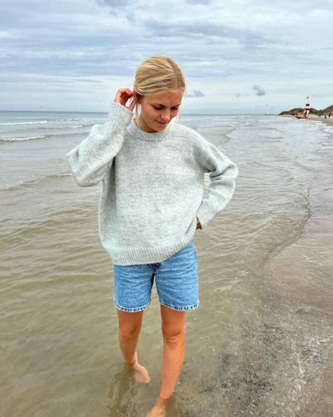 PetiteKnit wzory Sonja Sweater wzór na sweter do robienia na drutach