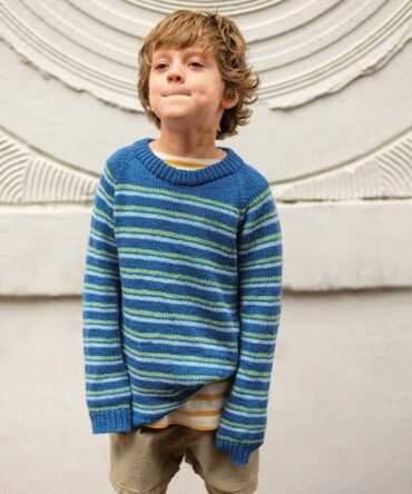 Collin Sweater Junior sweter w paski