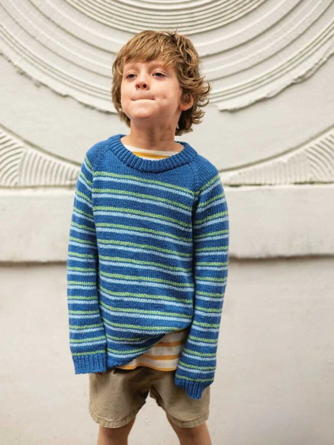 Collin Sweater Junior sweter w paski