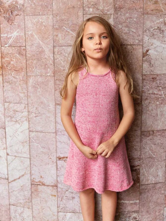 Minnie Dress Junior kolekcja 2405-02 letnia sukienka dla dziewczynki