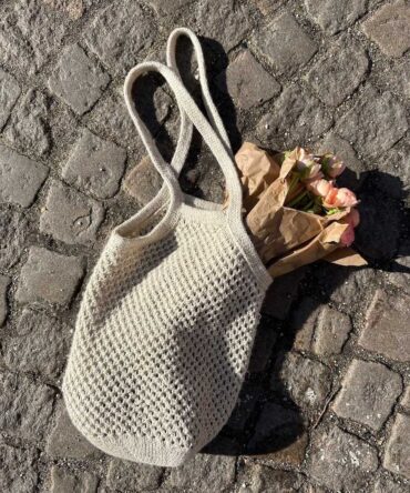 PetiteKnit Breeze Bag torba z ażurowym wzorem