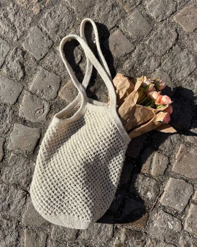 PetiteKnit Breeze Bag torba z ażurowym wzorem