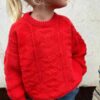 PetiteKnit Esther Sweater Junior strukturalny sweter dla dziecka