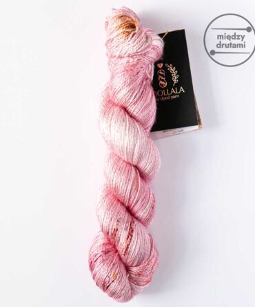 Woollala Pure Silk Lace 600 Emma Speckled ręcznie farbowany jedwab morwowy najwyższej jakości
