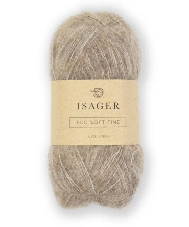 Isager Soft Fine kolor E6s delikatna mieszanka włókna alpaki, jedwabiu oraz jaka.