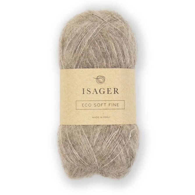 Isager Soft Fine kolor E6s delikatna mieszanka włókna alpaki, jedwabiu oraz jaka.
