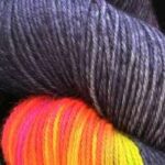 Short Rainbow Comfy Merino - granat