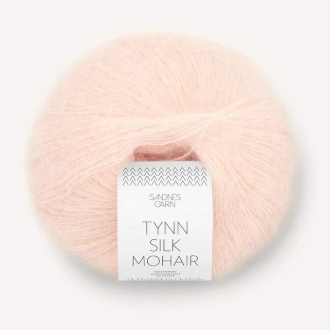 Sandnes Garn Tynn Silk Mohair 3509 kolor miękki moher z jedwabiem