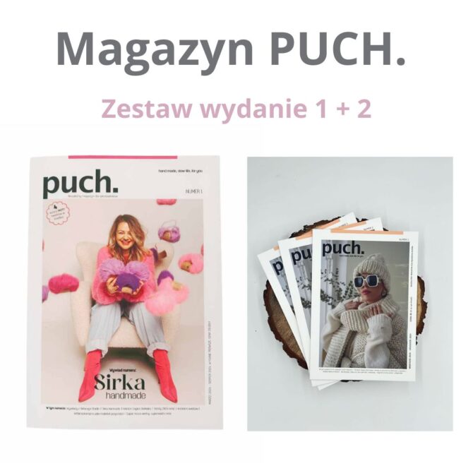 Zestaw magazyn PUCH. dwa wydania magazynu. Wydanie nr 1 oraz wydanie nr 2