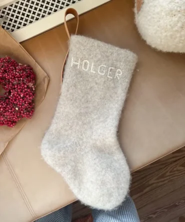 PetiteKnit Christmas Stocking wzór na świąteczną skarpetkę na słodycze