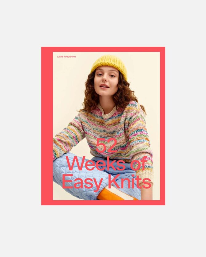 52 Weeks of Easy Knits książka ze wzorami dziewiarskimi