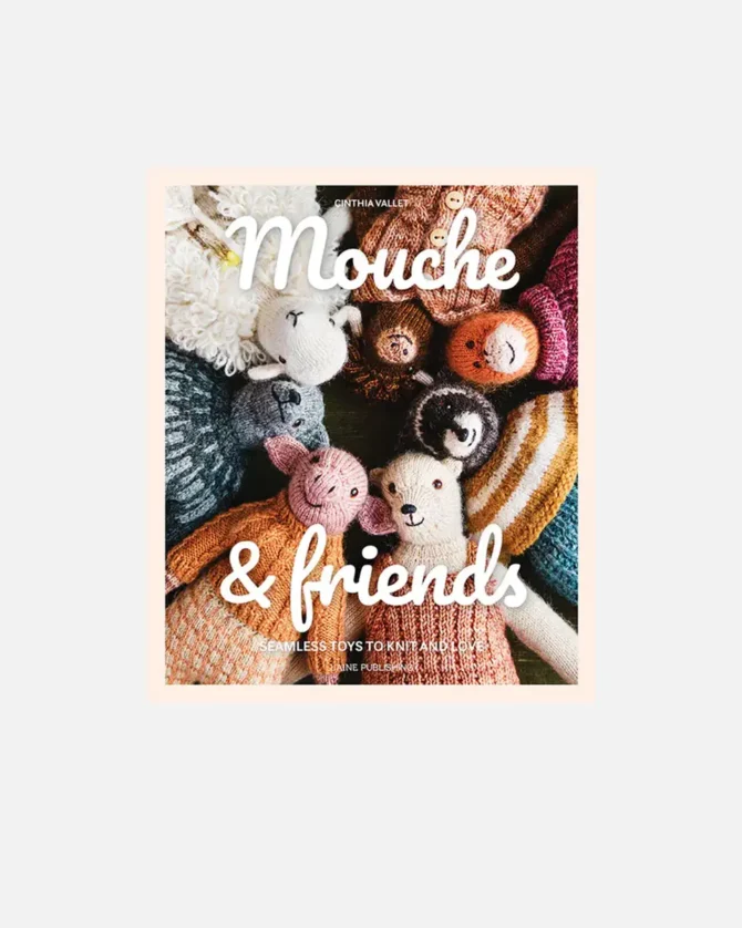 Mouche and Friends książka dziewiarska ze wzorami maskotek na drutach