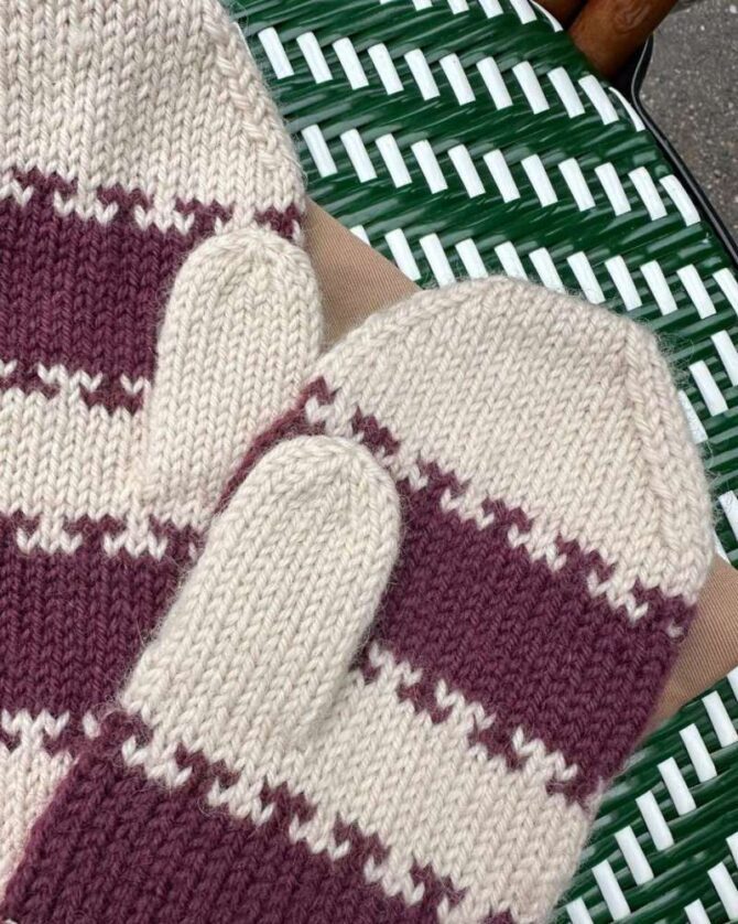 PetiteKnit Key Mittens wzór dziewiarski - obrazek 2