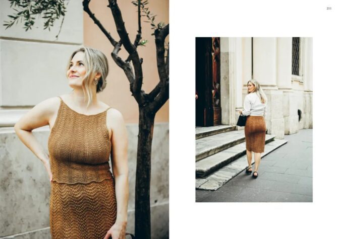 Summer Knits Sari Nordlund książka dziewiarska ze wzorami na druty. Przepięne wzory na lato inspirowane Rzymem