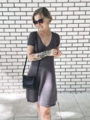 Dagna Zielińska Solo Dress wzór na druty na sukienkę z włóczki Cumbria marki Pascuali. Bawełna PIMa z bambusem.