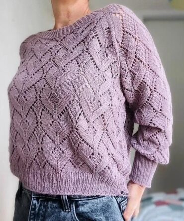 Wzór na druty z włóczką Sole marki Pascuali Lempicka Pullover PinaKnit
