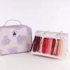 Oxford Punch Needle próbnik kolorów włóczek ręcznie farbowanych Violet Jane Yarn w eleganckim etui haft pętelkowy