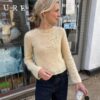 PettieKnit Ivy Blouse wzór na druty na moherowy sweter mgiełka