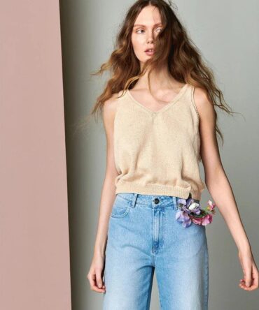 Iris Camisole 2104-03 Sandnes Garn darmowy wzór na druty