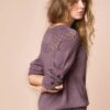 Sandnes Garn Peon Sweater 2104-10 darmowy wzór na druty z włóczki Tynn Line