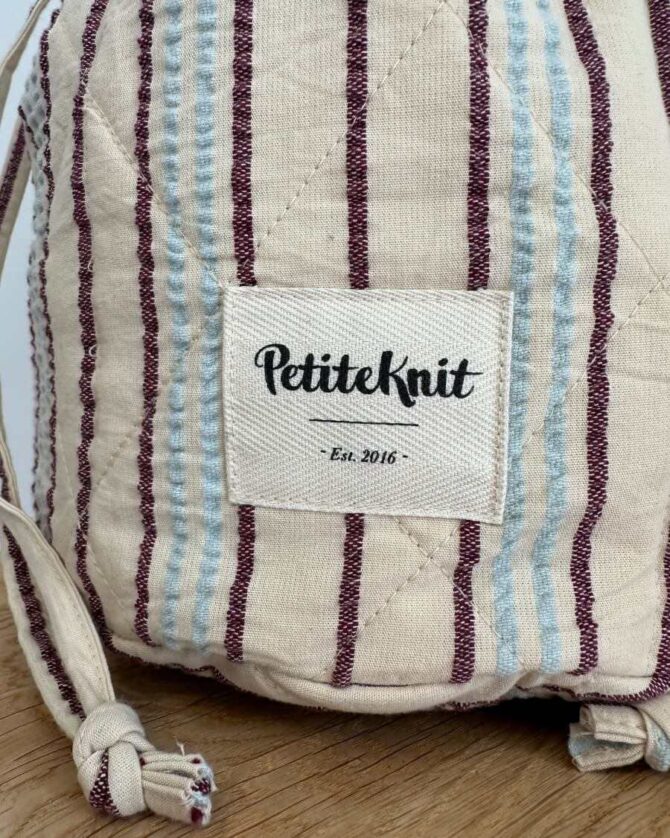 Torba projektowa PetiteKnit Seersucker Twin - obrazek 4