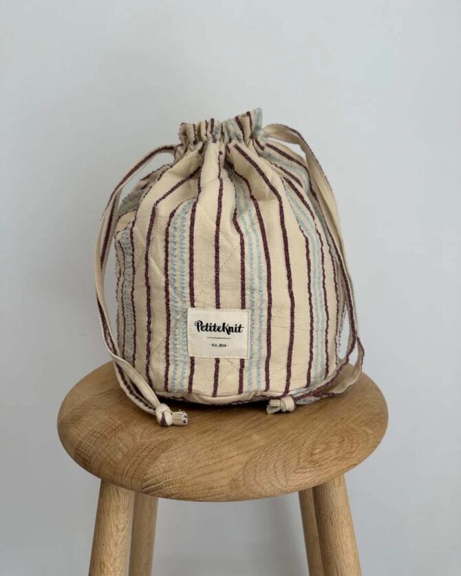Torba projektowa PetiteKnit Seersucker Twin - obrazek 3