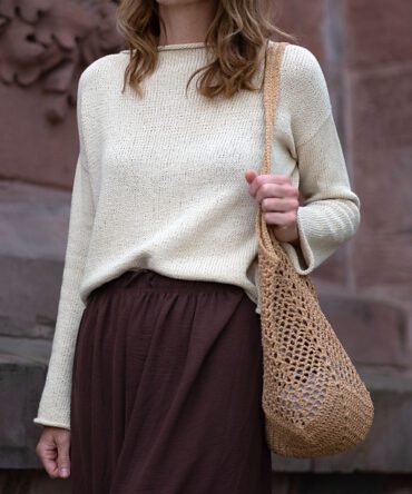 Paula Strickt Paula M Wzór na druty z włóczką Como marki Lamana na Sabai Sweater
