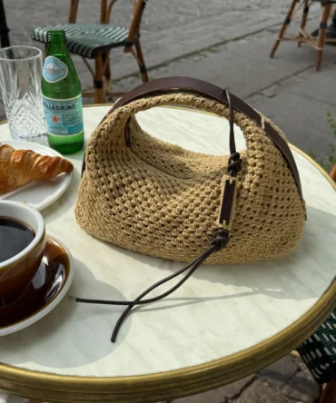 PetiteKnit torebka Juno Bag z włóczki lnianej Hor Organic marki Isager