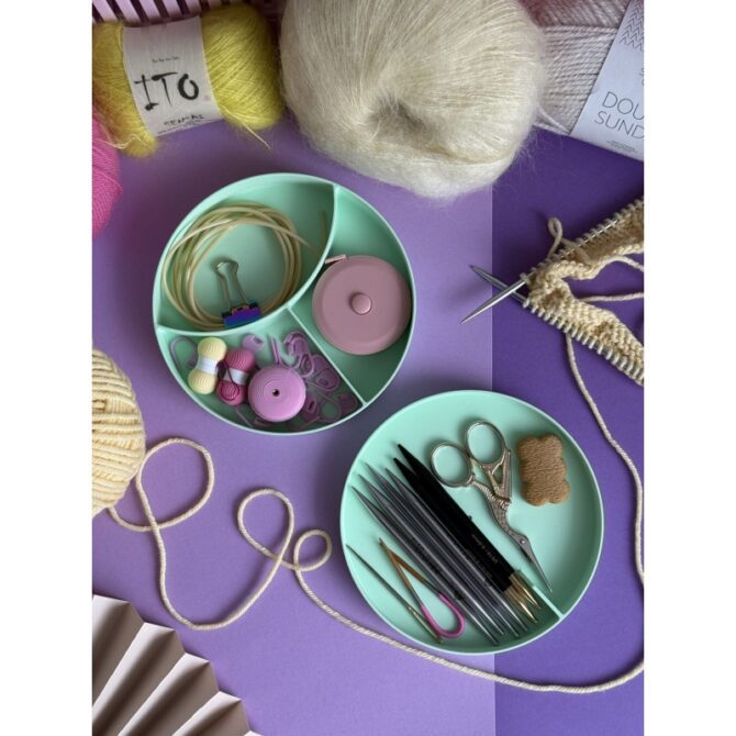 The Knitting Box separator mini kolor zielony koktajl