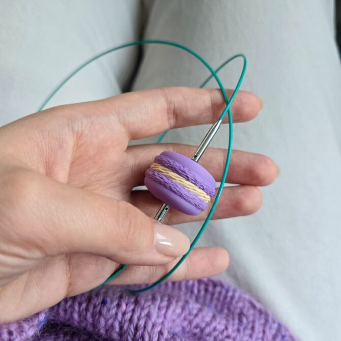 The Knitting Box magnetyczna zakrętka do żyłek makaronik - obrazek 3