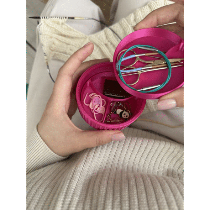 The Knitting Box Macaron Mini Knitting Stuff Organizer - obrazek 24